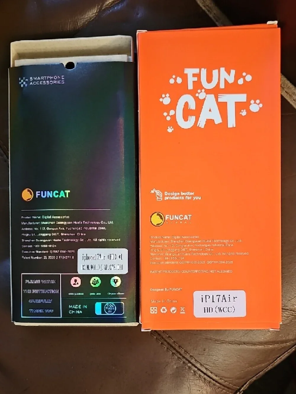 FUN CAT Tempered Film For IPhone 17 Air